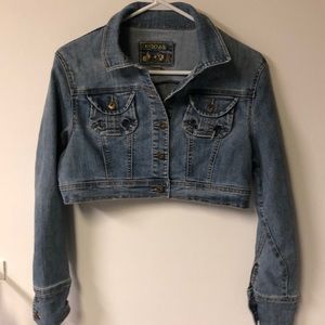 Star jeans short waisted jean jacket